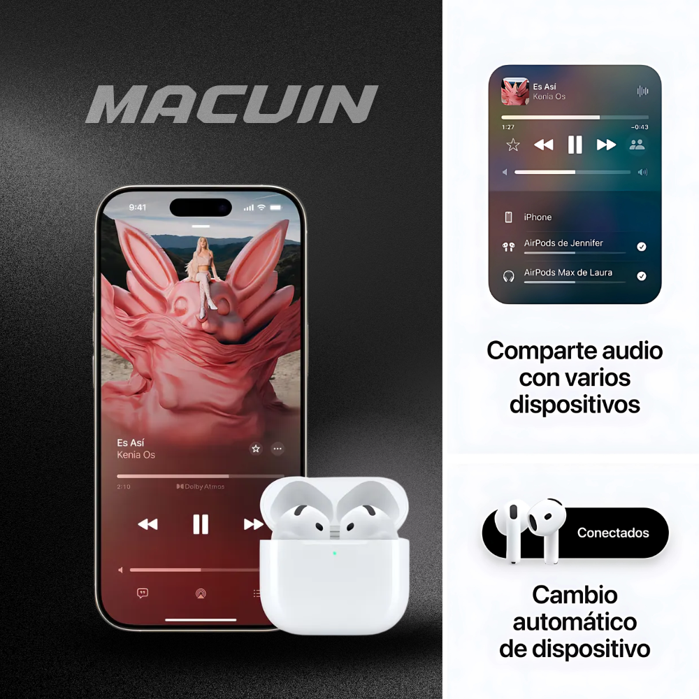🎧 AirPods 4 – Serie 4 ANC ¡Calidad Premium!📲