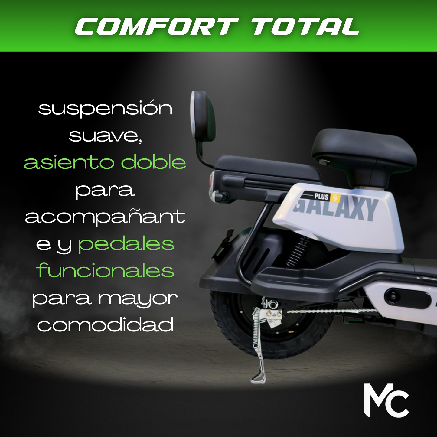 Bicicleta Eléctrica Galaxy Plus⚡