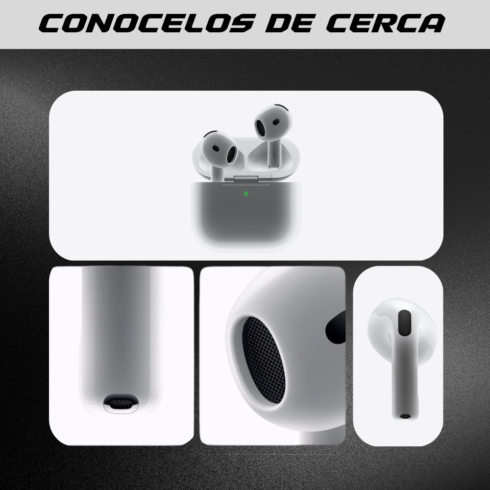 🎧 AirPods 4 – Serie 4 ANC ¡Calidad Premium!📲